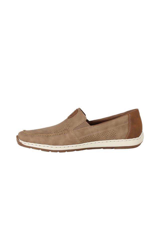 Rieker Rieker Men's 'Mariner' Slip On Boat Shoes in Beige - 2