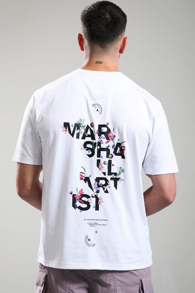 Marshall Artist Marshall Artist Men's Renaissance T-Shirt Back Print T-Shirt White - 2