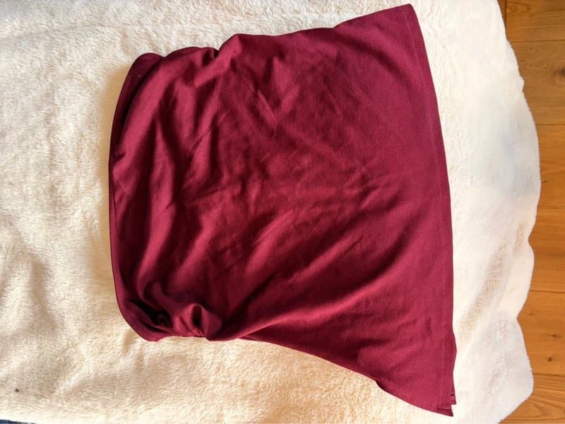 Bershka Burgundy tank top