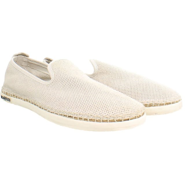 Seavees Seavees Women's Ocean Park Slip-On White Suede Leather Espadrilles - 2