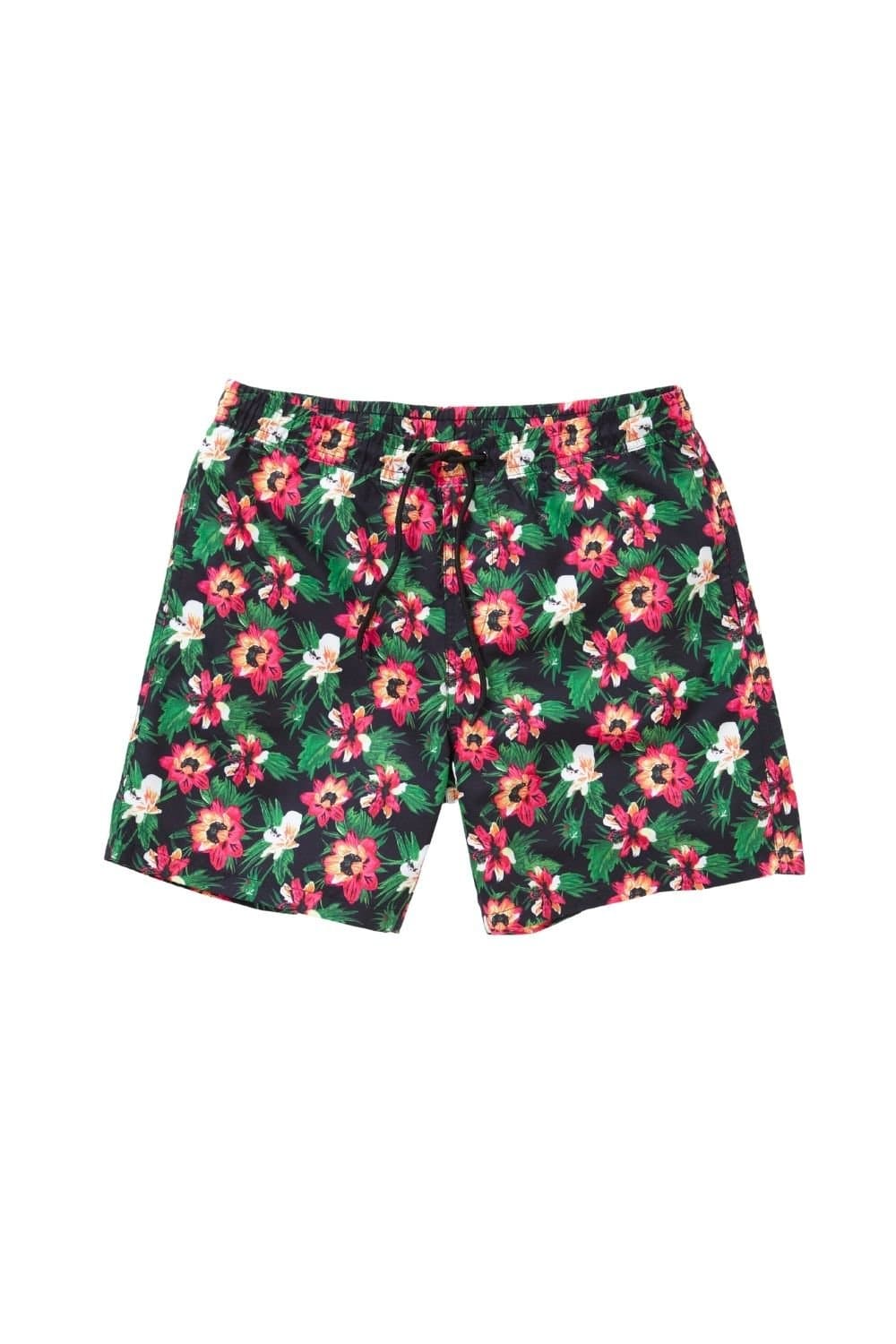 H2O H2O Men's Floral Swim Board Shorts