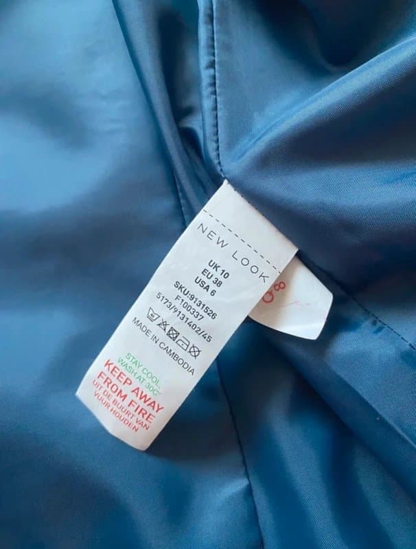New Look Womens blue blazer size 10 from Newlook