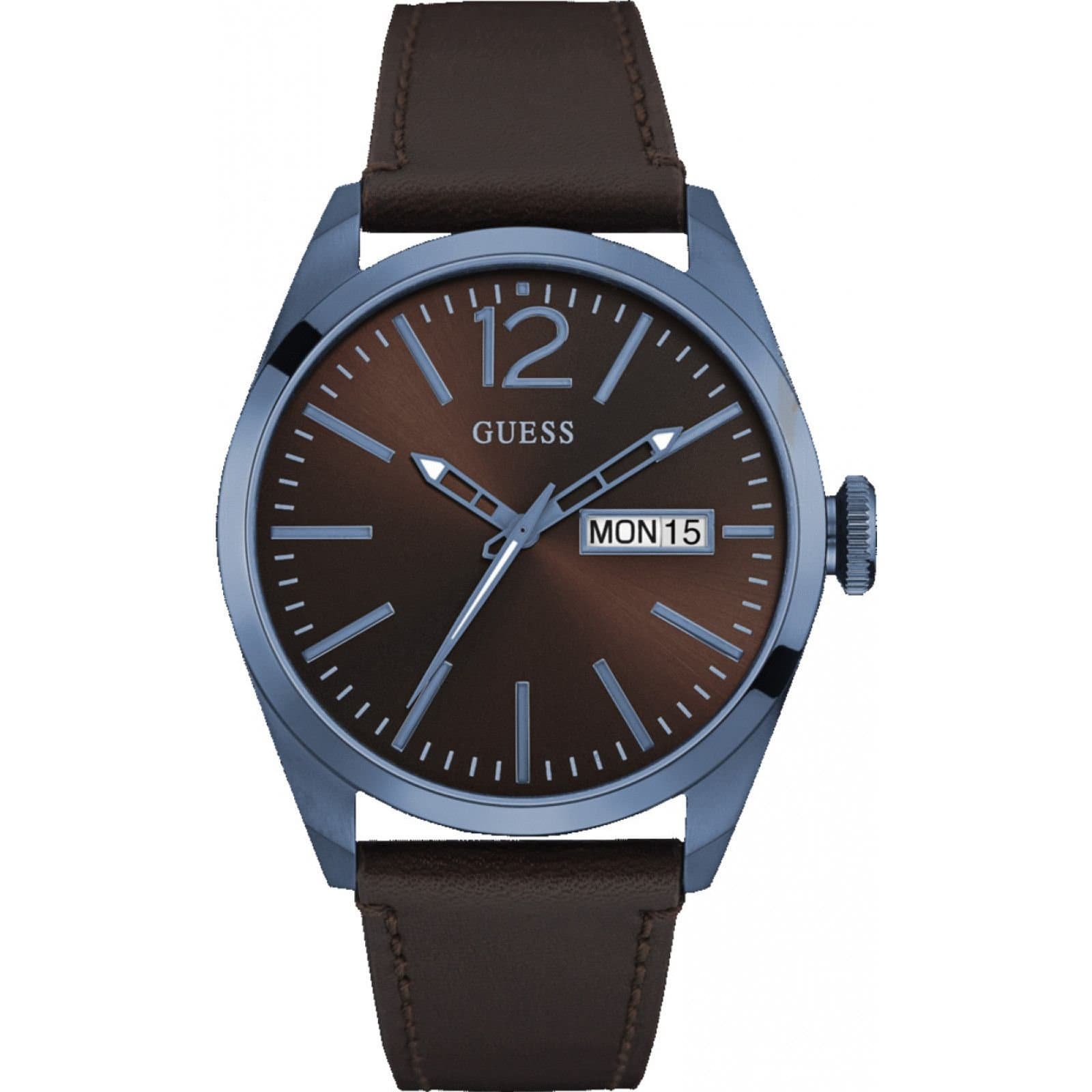 GUESS Guess Men's W0658G8 45mm Quartz Watch in Brown