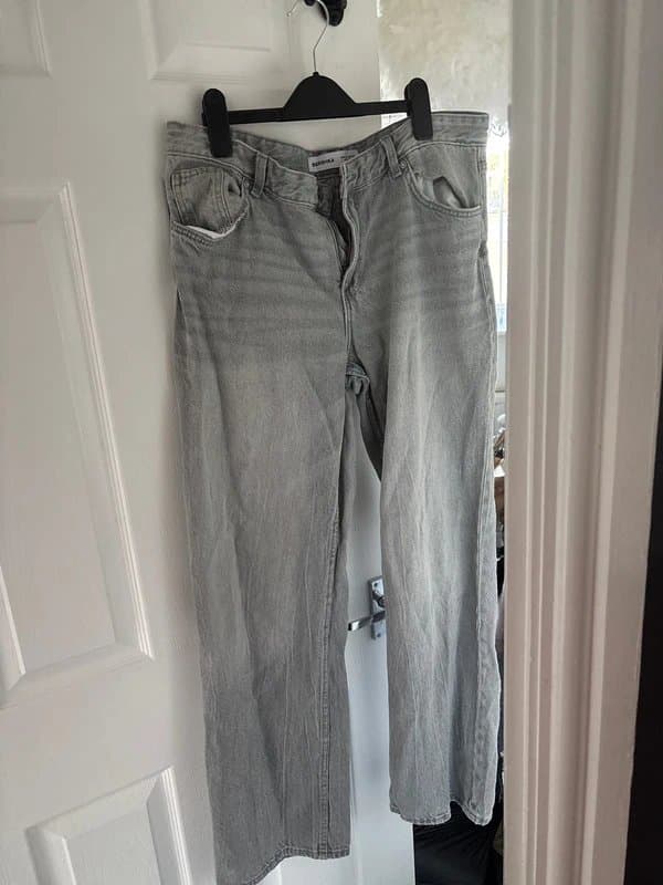 Bershka Grey Bershka Jeans