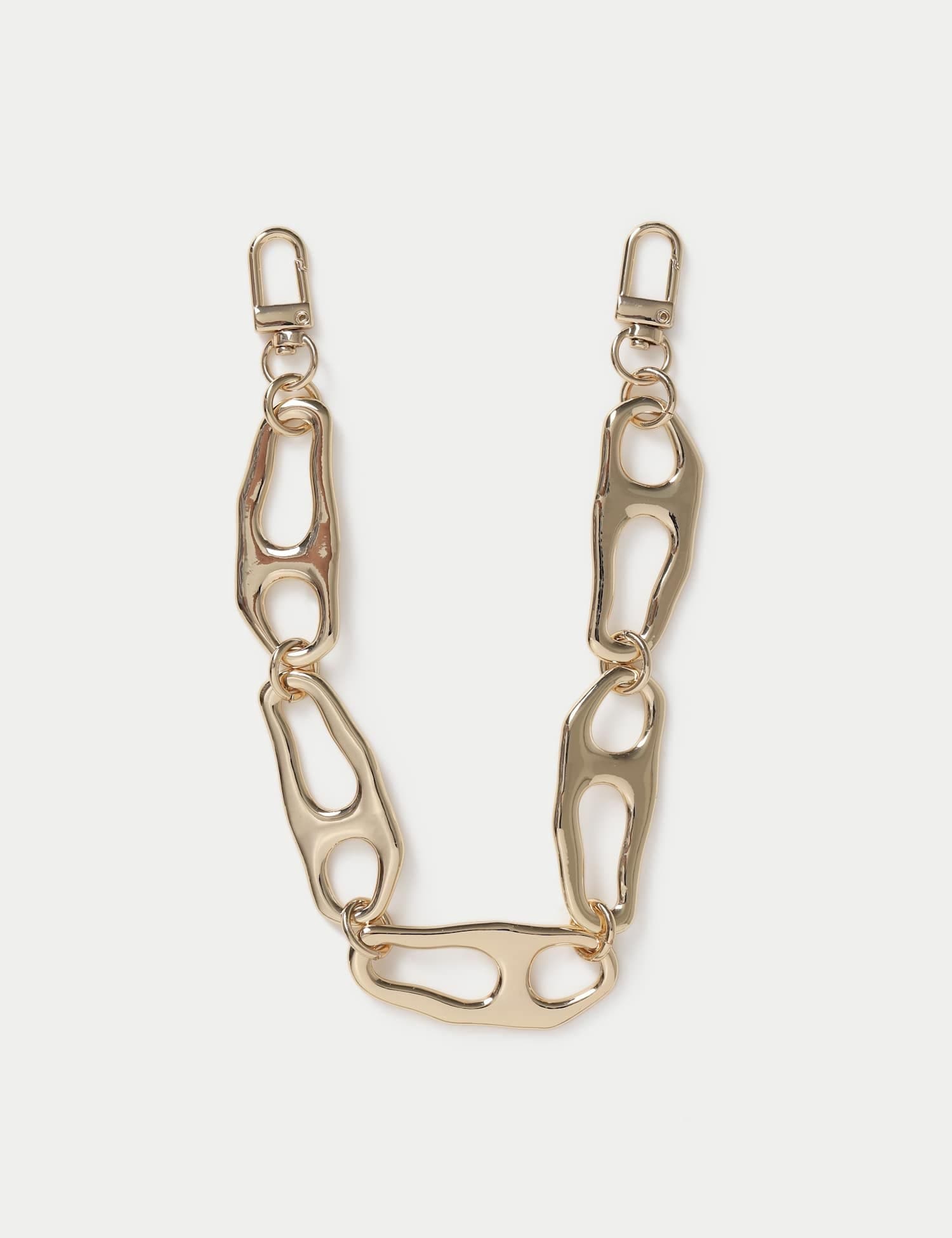 Marks & Spencer M&S Wave Link Wallet Chain Gold