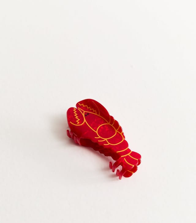 New Look Bright Red Lobster Hair Claw Clip New Look - 3