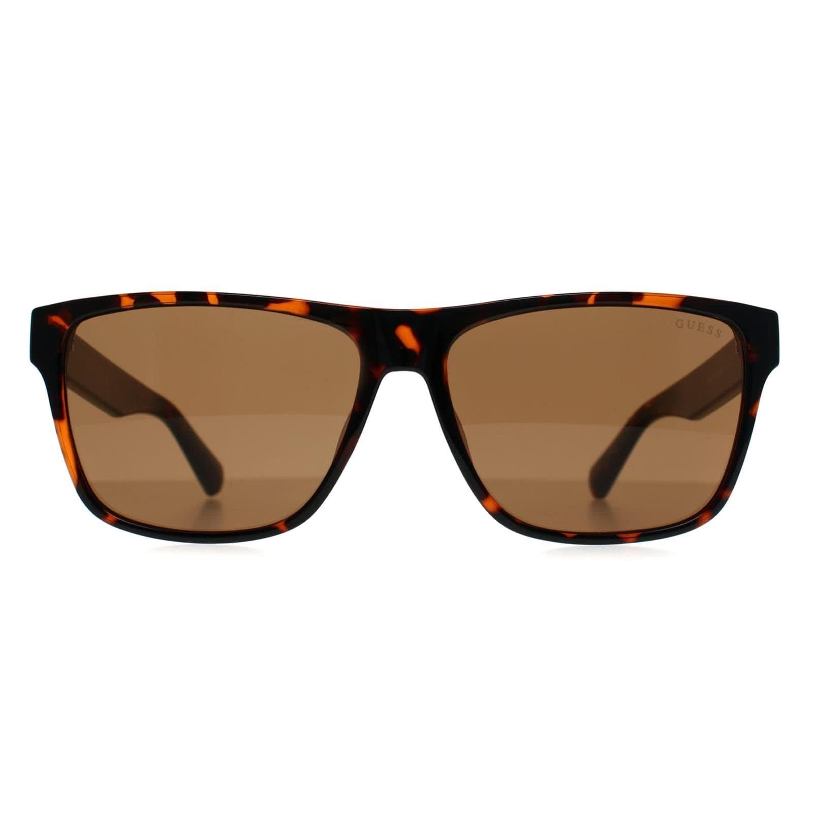 Guess Guess Men's Rectangle Dark Havana Brown GF5120