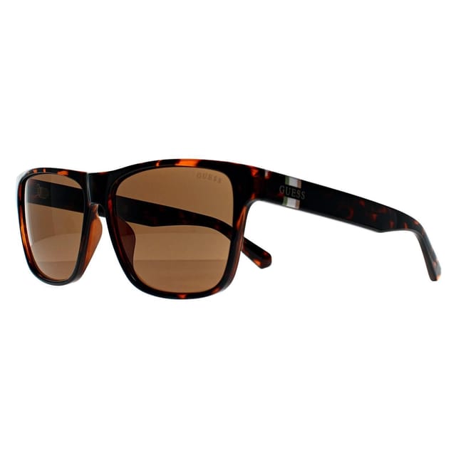 Guess Guess Men's Rectangle Dark Havana Brown GF5120 - 2