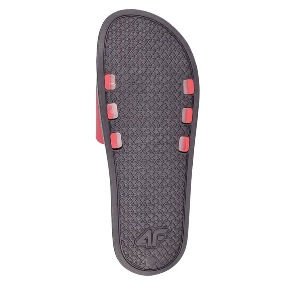 4F 4F Men's MM00FFLIM047A Sliders in Red - 4