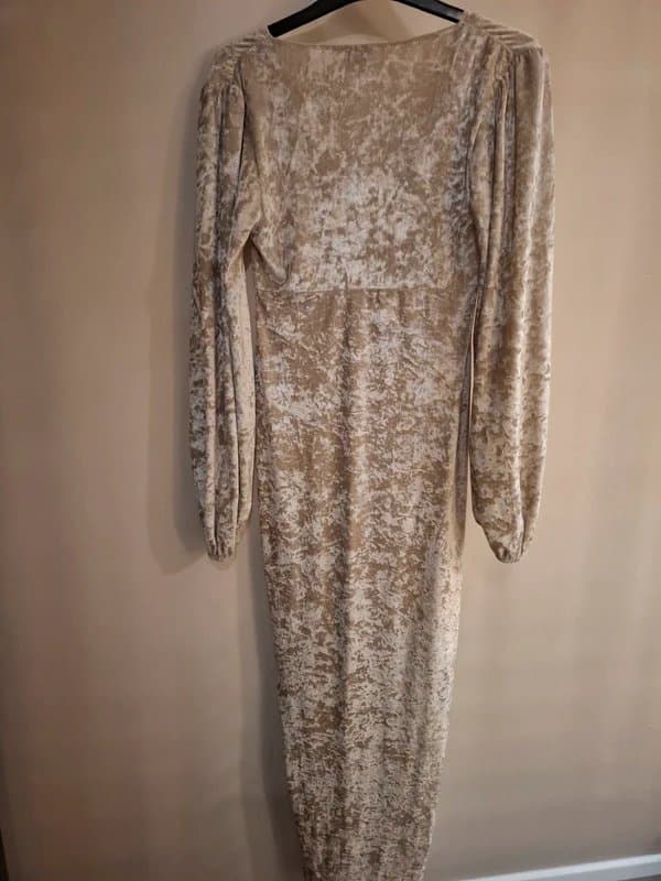 ASOS Asos velvet /velour long sleeve maxi dress