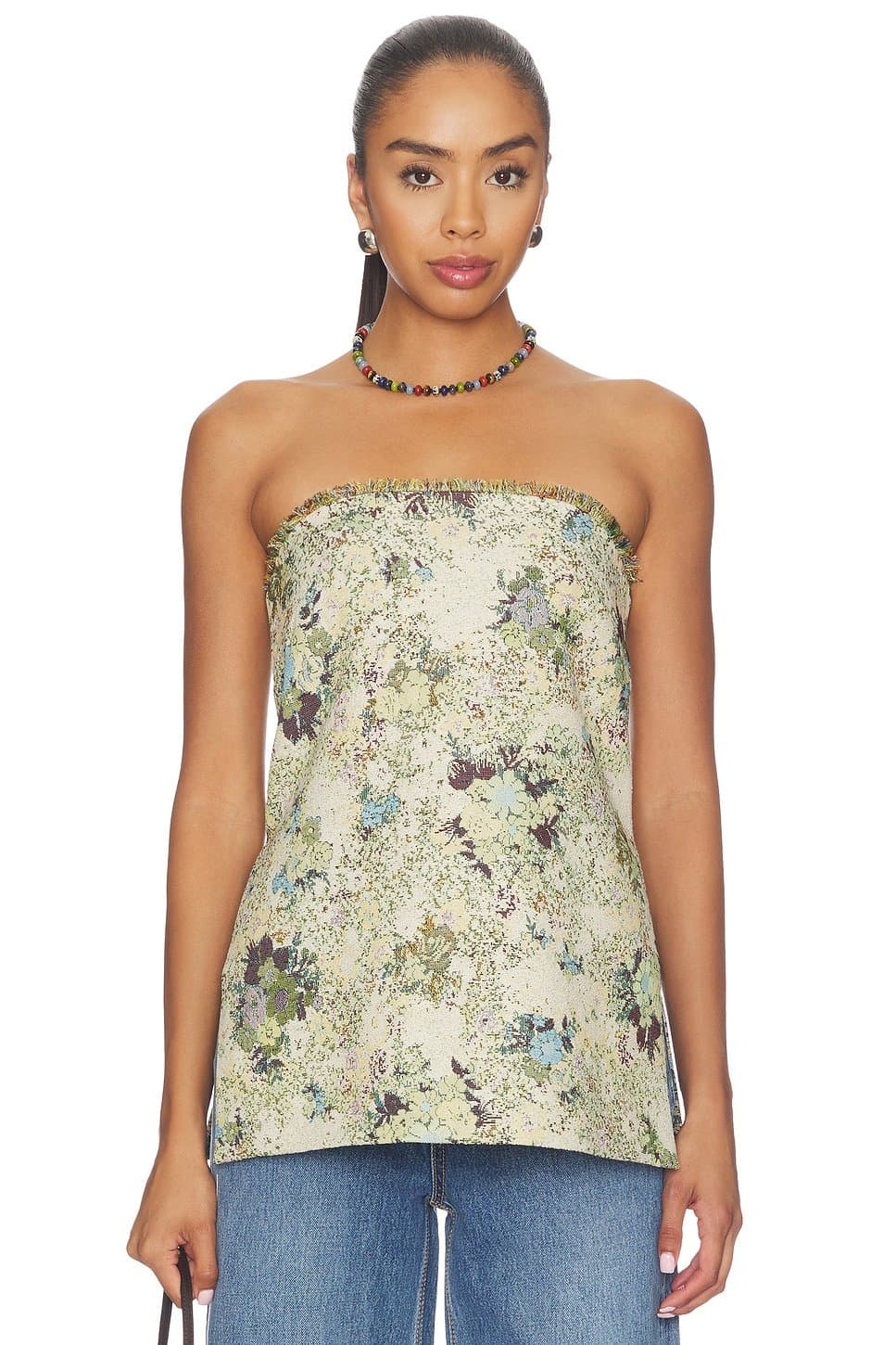 revolve Revolve Whitney Floral Bandeau Top