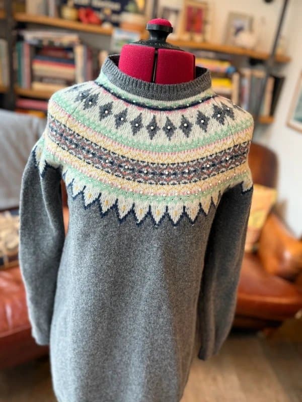 Clements Ribeiro Clements Ribero Size 10 Fairisle Jumper Dress