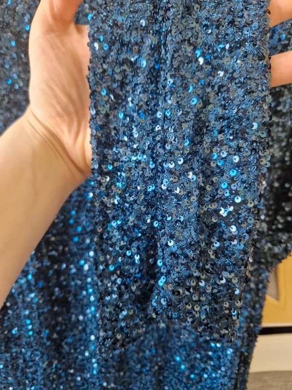 Never Fully Dressed Never fully dressed women's Teal Sequin Jaspre Skirt size 6