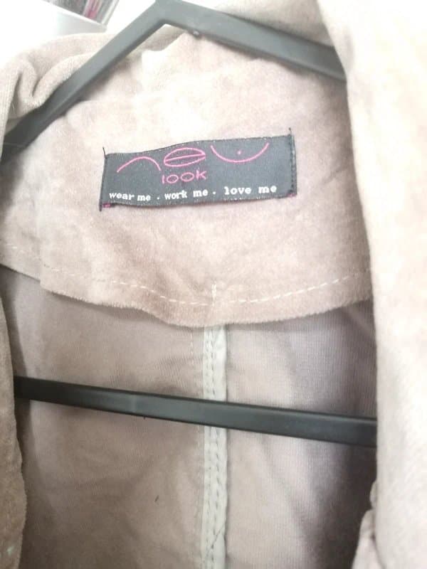 New Look Dusky pink suede effect jacket