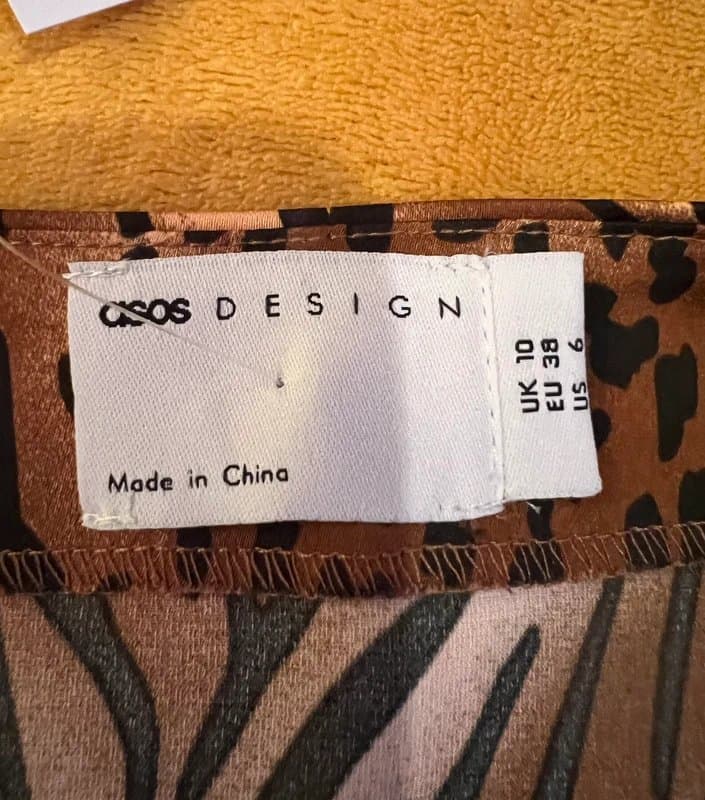 ASOS ASOS animal wrap skirt