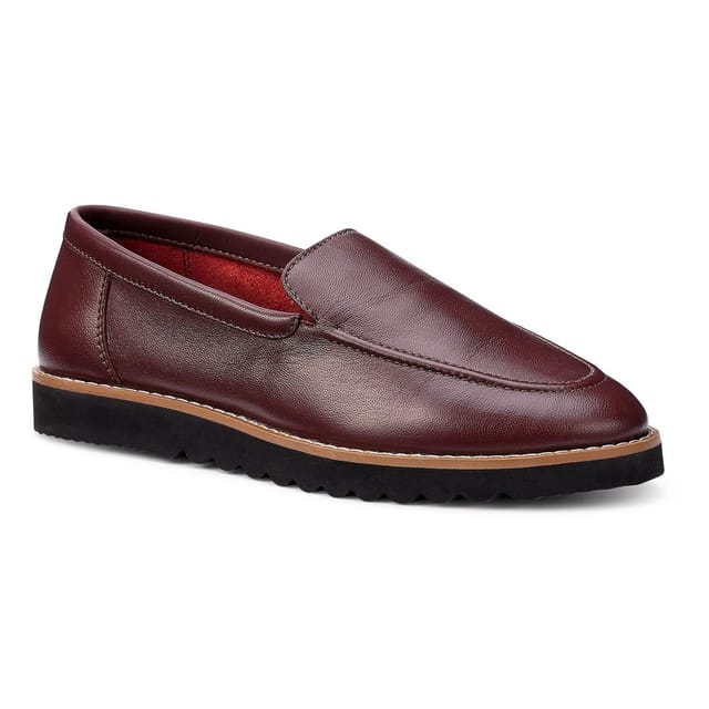 Hotter Hotter Women's 'Juniper' Loafers in Maroon - 2