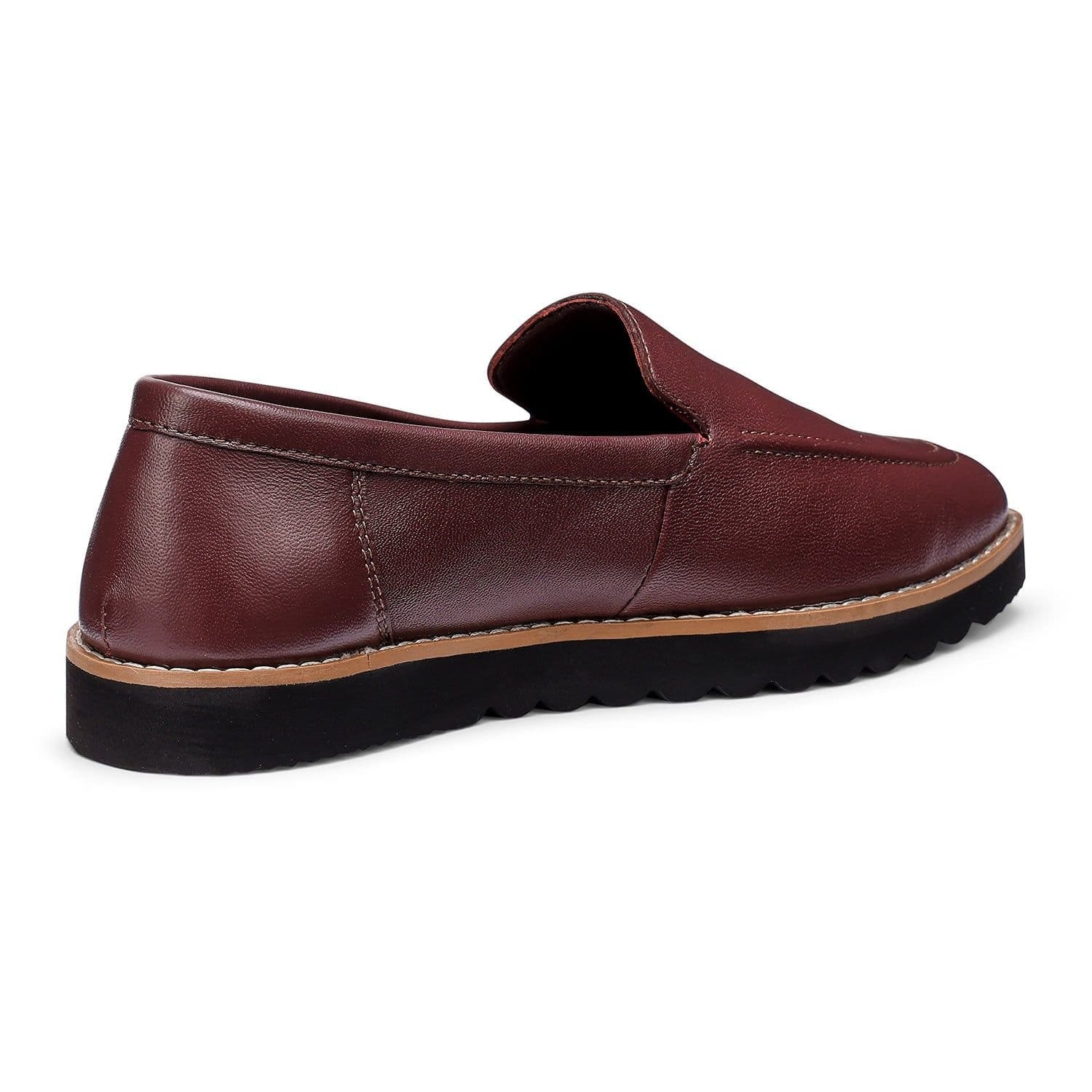 Hotter Hotter Women's 'Juniper' Loafers in Maroon - 4