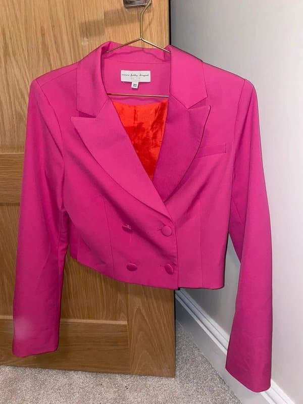 Never Fully Dressed Hot pink blazer