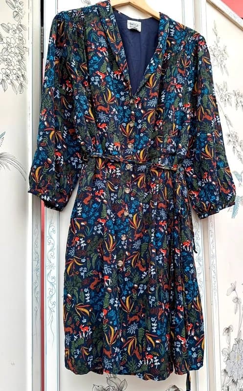 Joanie RARE!Joanie Woodland Dress Holiday Shopping Sightseeing Cinema Brunch Theatre Everyday Statement 10