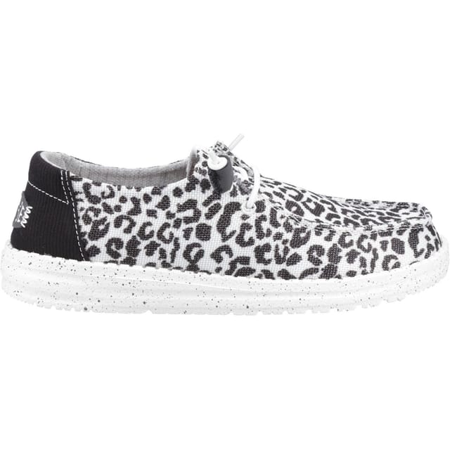Hey Dude Hey Dude Women's 'Wendy Leopard' Slip On Shoes in Black - 2