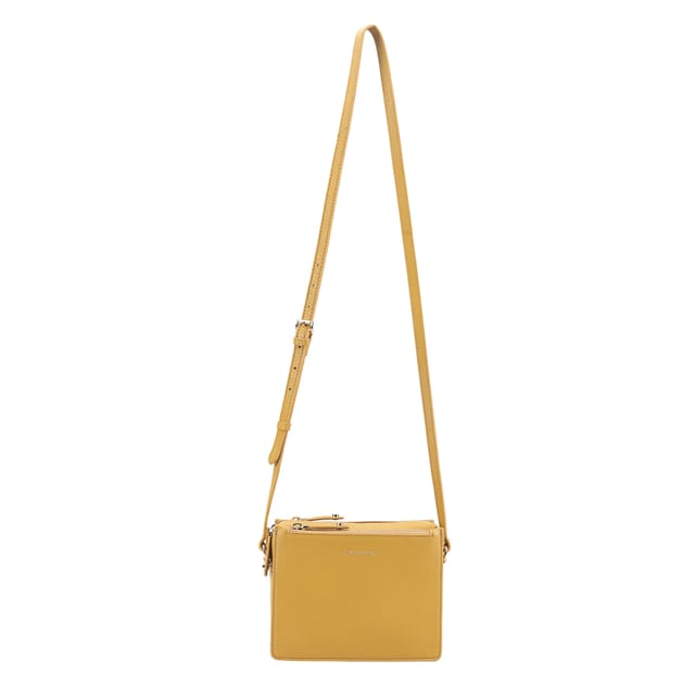 Paul Costelloe Paul Costelloe Women's Thaya Leather Cross Body Bag in Yellow - 2