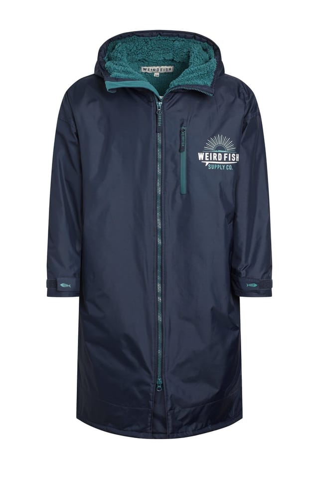 Weird Fish Weird Fish Women's Atlantic Waterproof Changing Robe in Baby Blue - 2