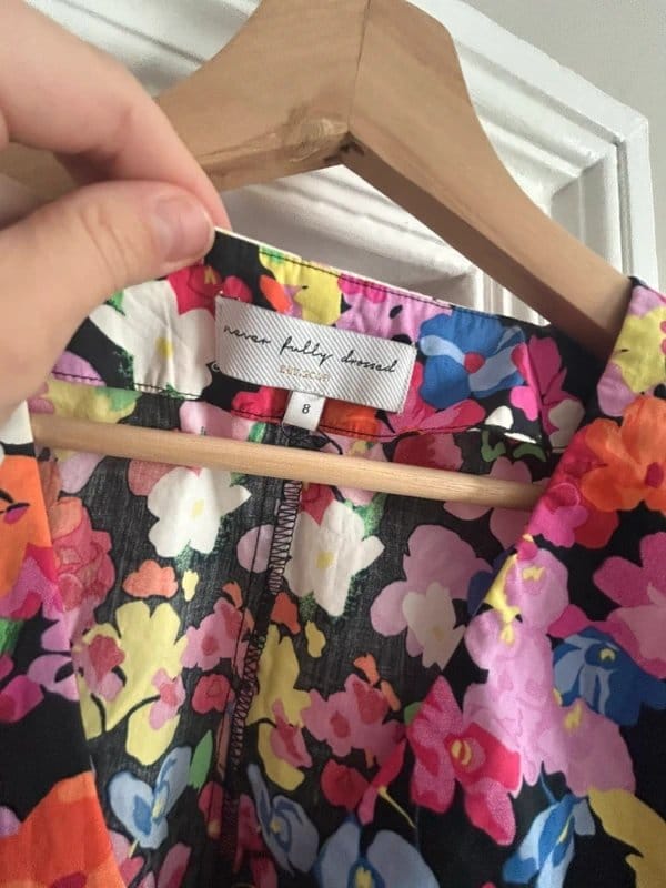 Never Fully Dressed Multi Floral Puff Sleeve Top