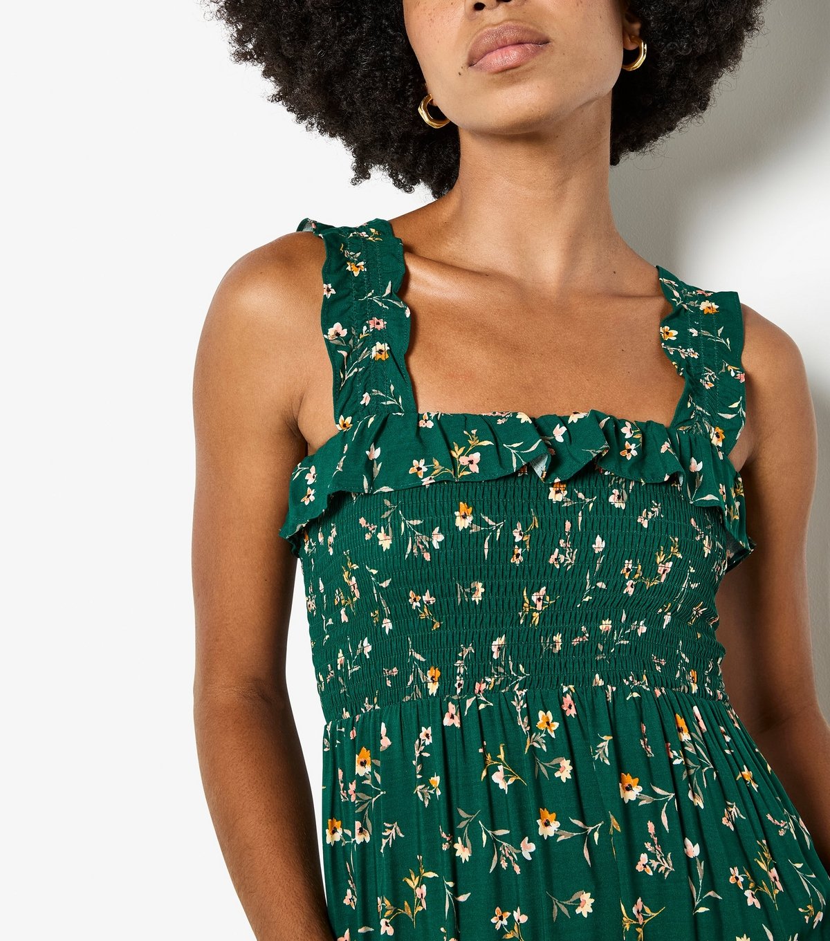 Apricot Women's Dark Green Ditsy Floral Maxi Dress Apricot New Look - 4