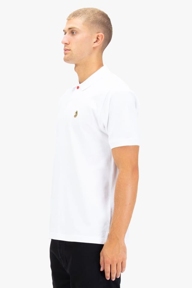 Luke 1977 Luke 1977 Men's New Mead Polo in White - 3