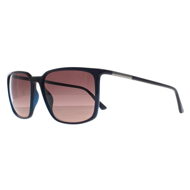 Calvin Klein CALVIN KLEIN Men's Rectangle Blue Brown CK22522S - 2