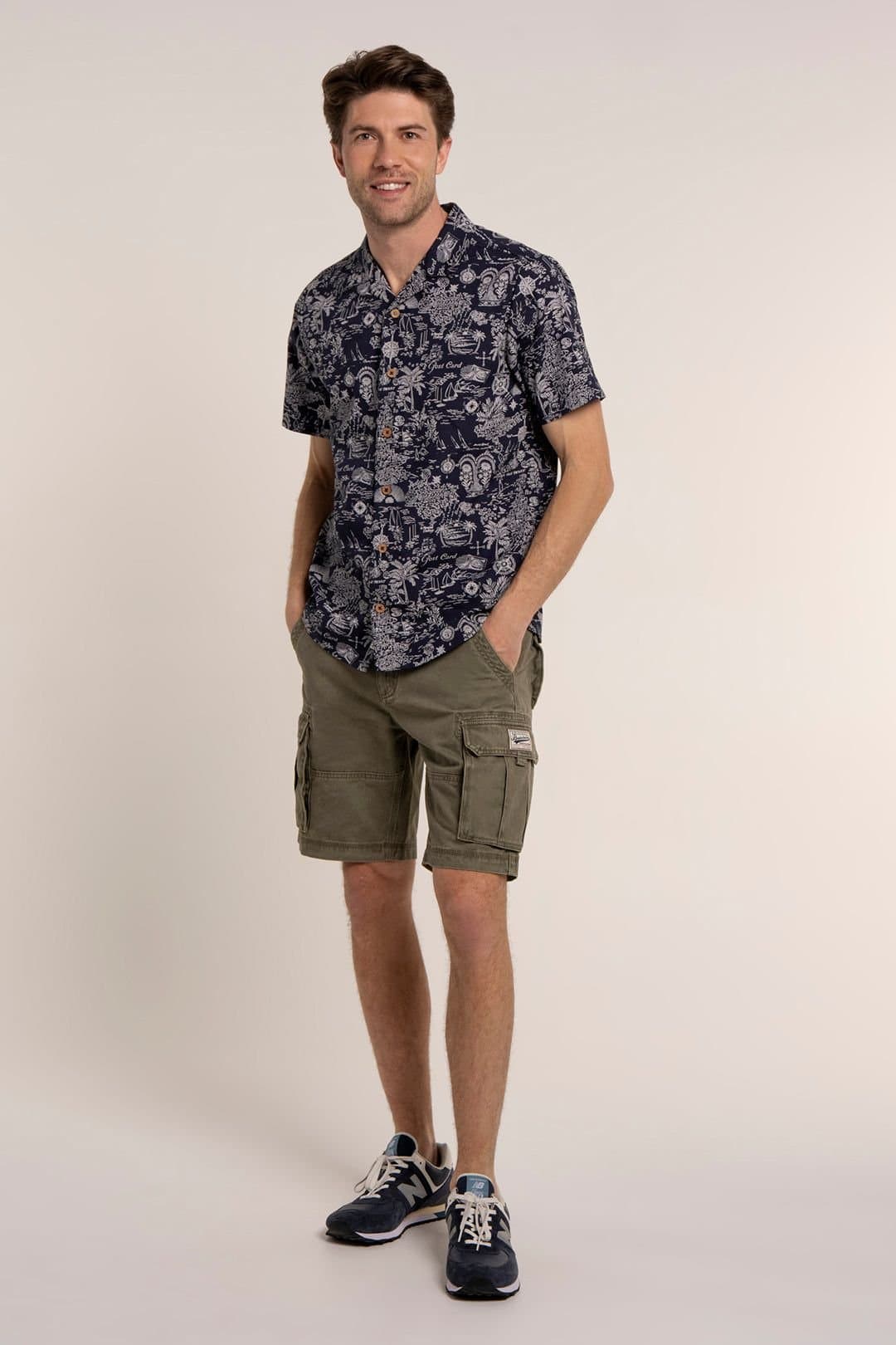 Brakeburn Brakeburn Men's MATTERSEY SHIRT in Navy