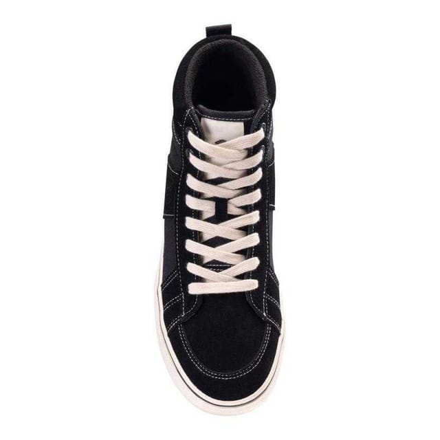 Iguana Iguana Men's Bomer Mid Cow Suede Trainers in Black - 3