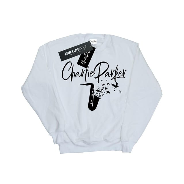 Charlie Parker Charlie Parker Men's Bird Sounds Sweatshirt in White - 2