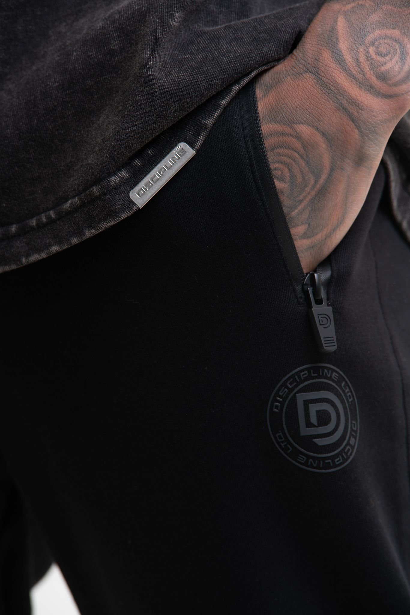 Discipline 365 Discipline 365 Men's Discipline Soft Oversized T-Shirt with Brand Detail in Grey - 4