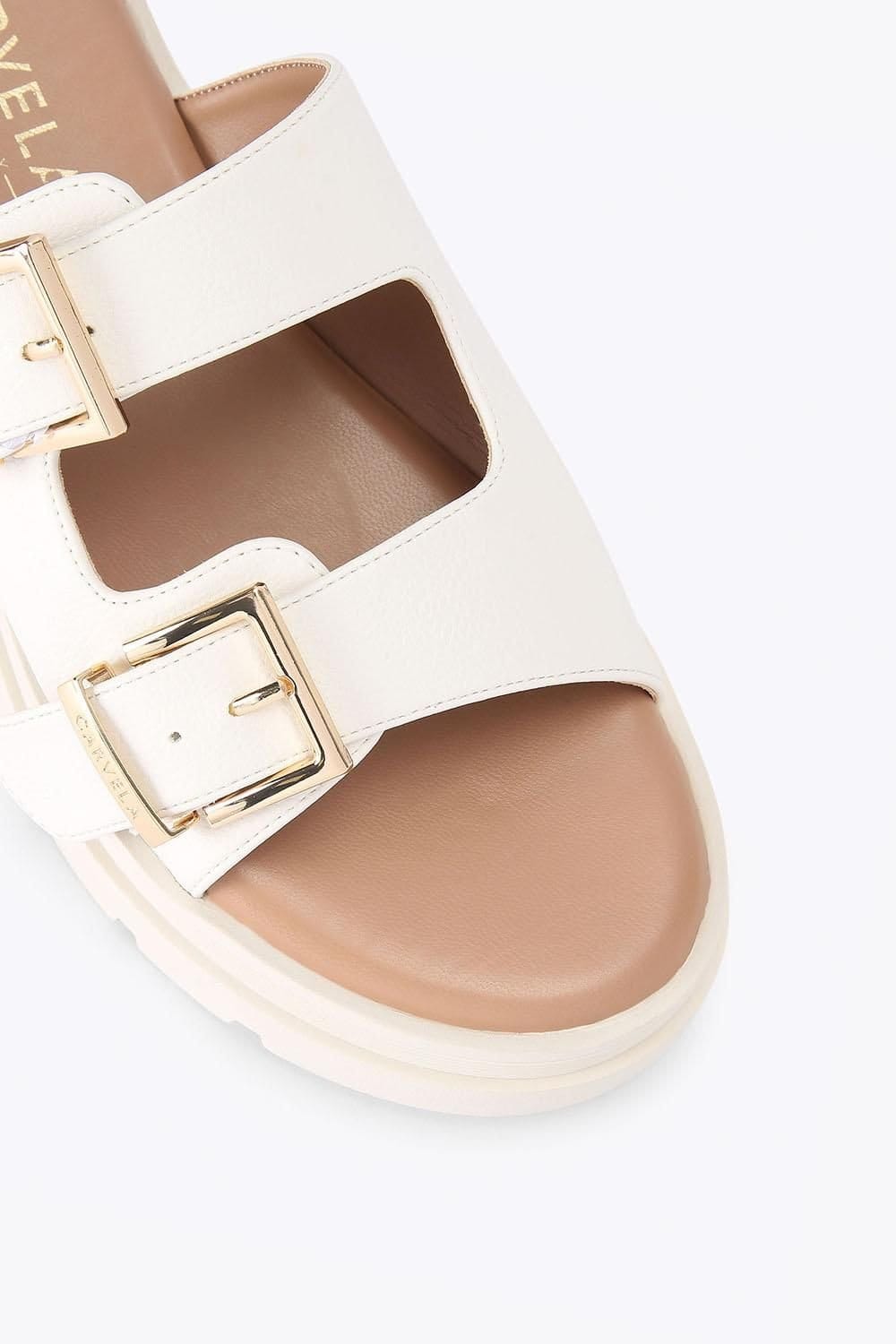 Carvela Carvela Women's 'Bormio Buckle' Sandals in White - 4