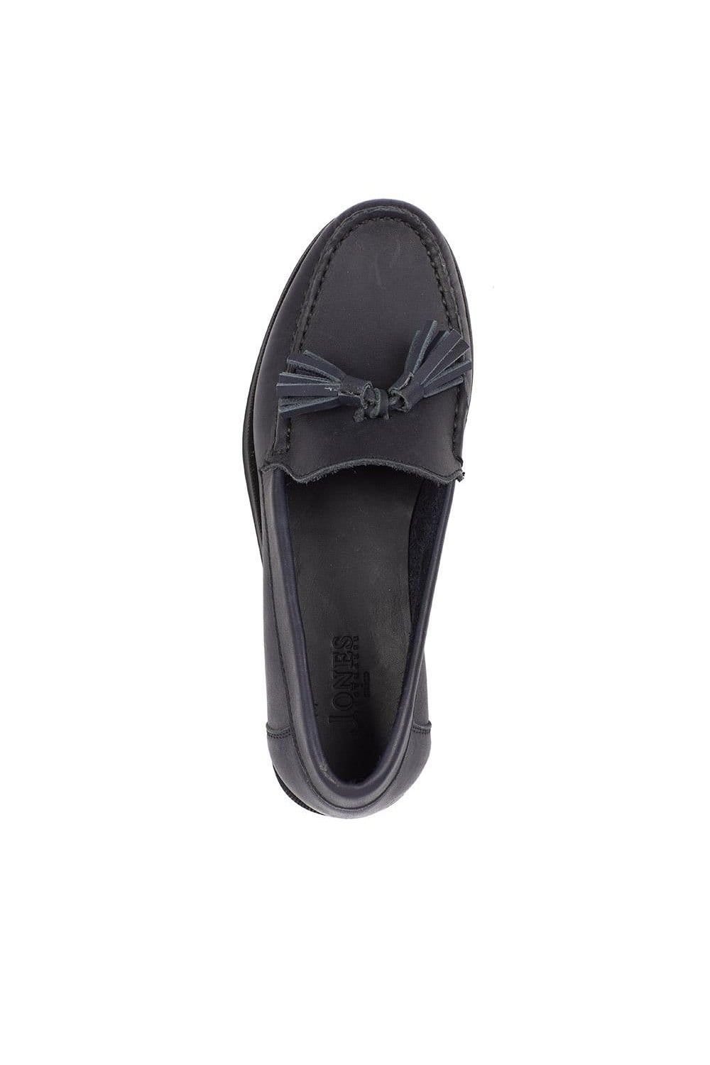 Jones Bootmaker Jones Bootmaker Women's Trish Leather Casual Moccasins in Black - 4
