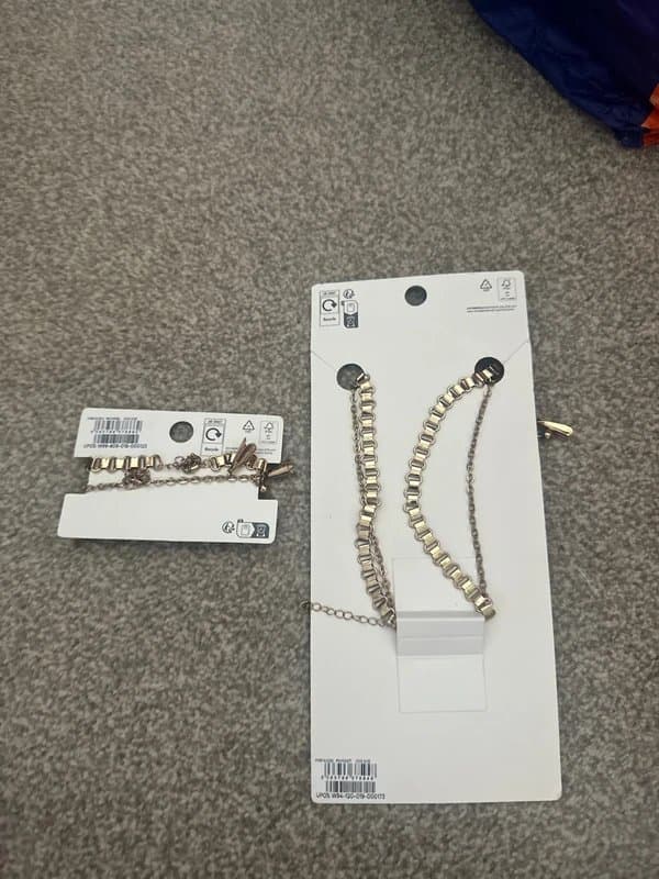 Next Next gift gold bracelet and necklace