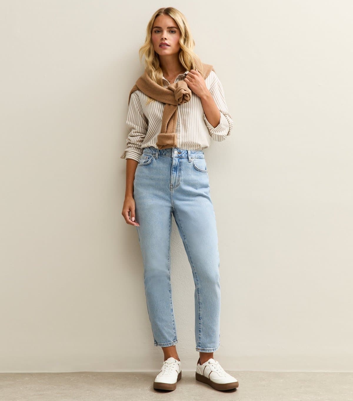 New Look New Look Pale Blue Straight Leg Petite Jeans