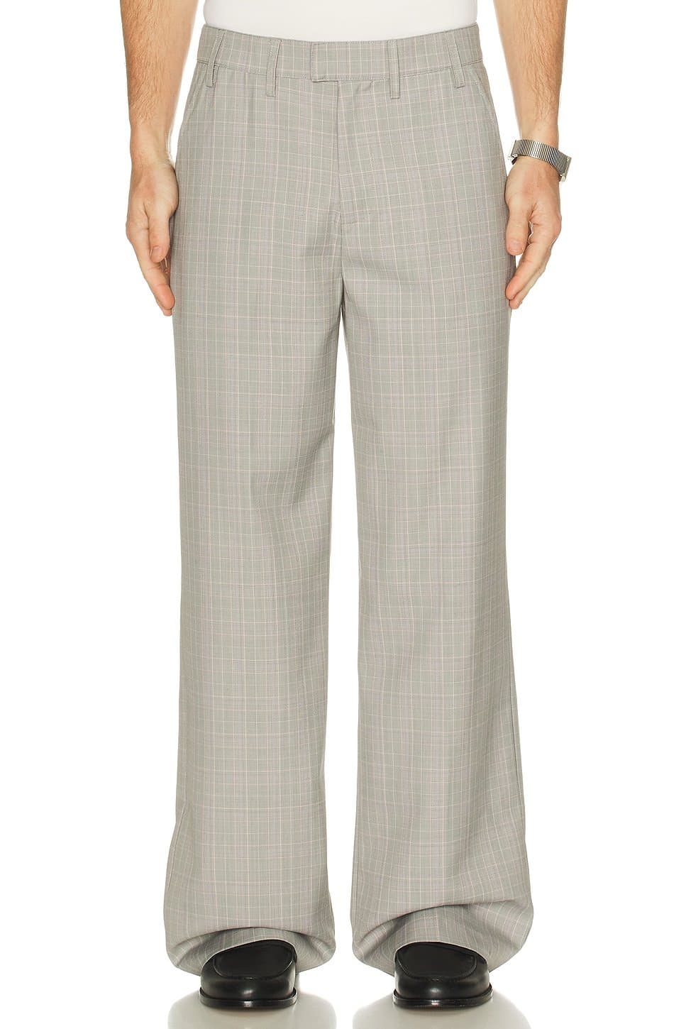 revolve Revolve Plaid Trousers with Laurel Wreath