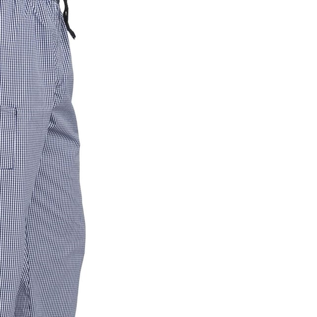 Le Chef Le Chef Men's Professional Checked Chef Trousers in Blue - 2