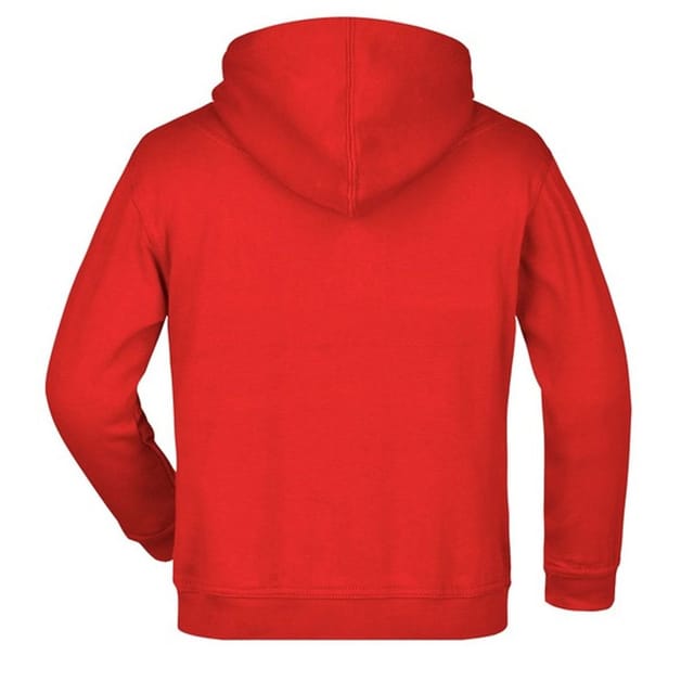 James and Nicholson James and Nicholson Men's Moisture Wicking Hoodie in Red - 2
