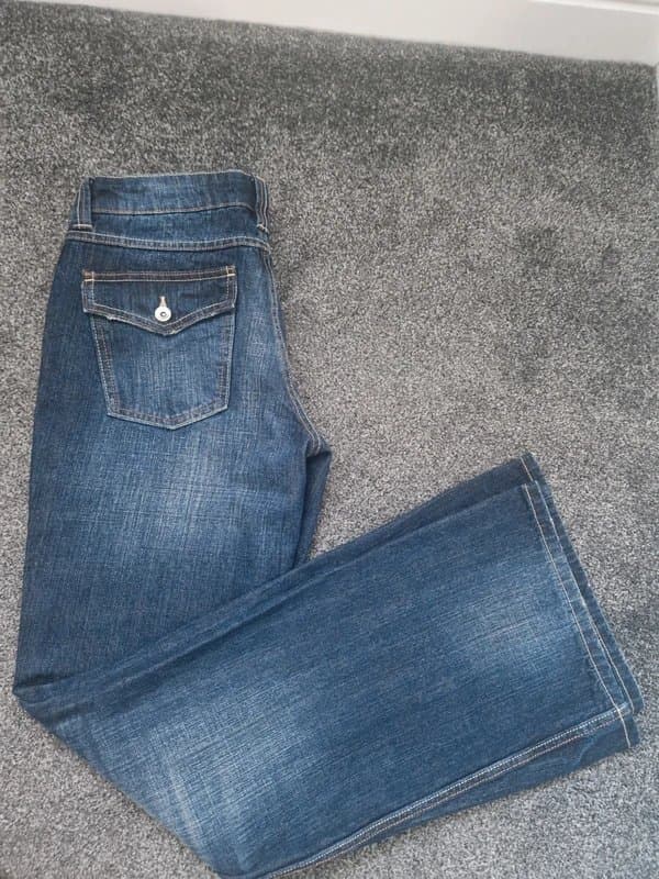 Bershka Flared mid rise bershka jeans