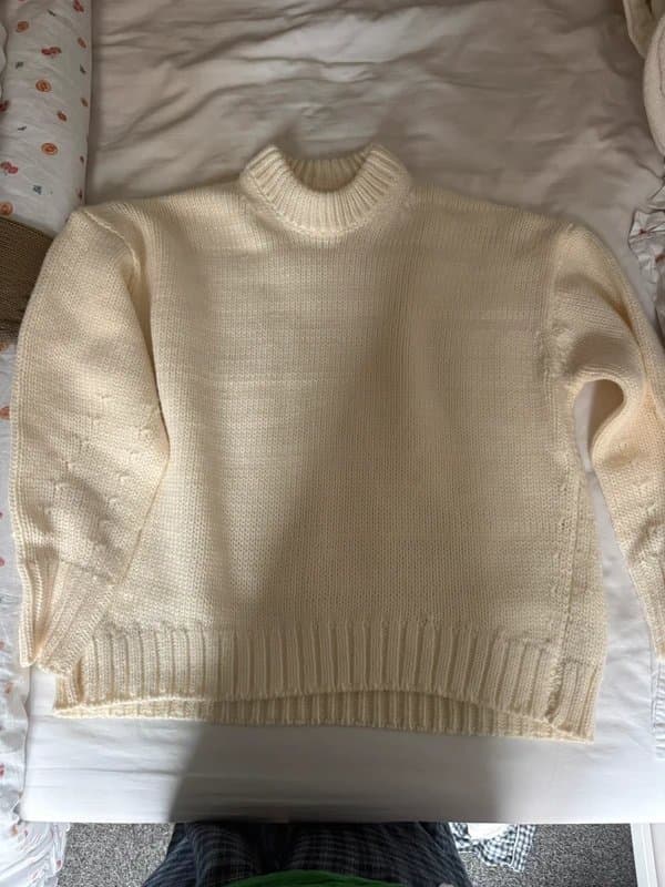 ASOS cream knit jumper