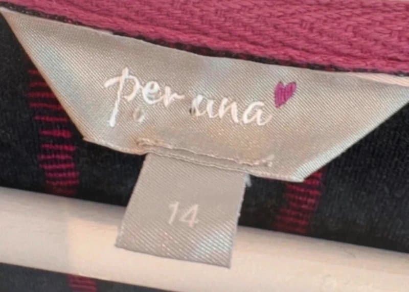 Per Una Per Una Wrap Dress Size 14 Grey Pink Floral Jersey Stretch Midi Smart Casual