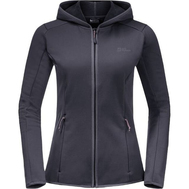 Jack Wolfskin Jack Wolfskin Women's Baiselberg Hooded Jacket in Black - 2