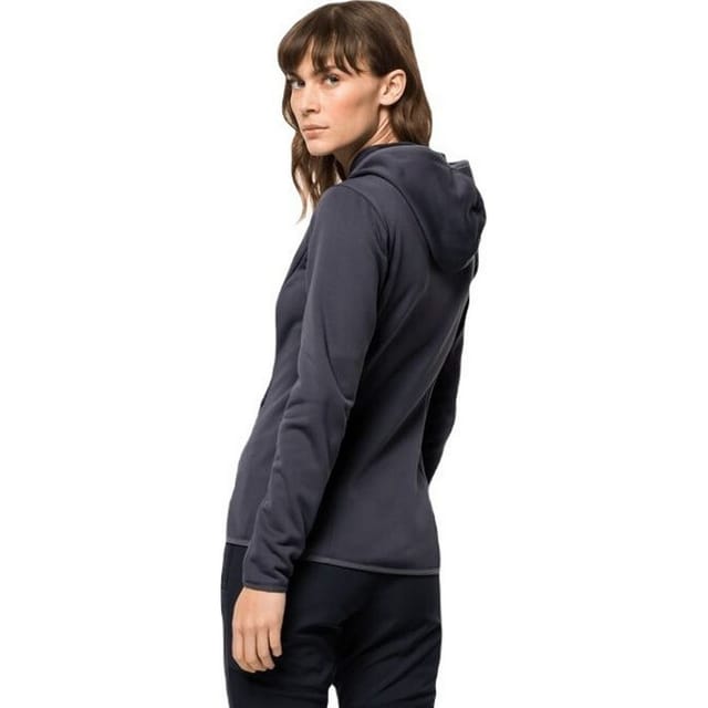 Jack Wolfskin Jack Wolfskin Women's Baiselberg Hooded Jacket in Black - 3