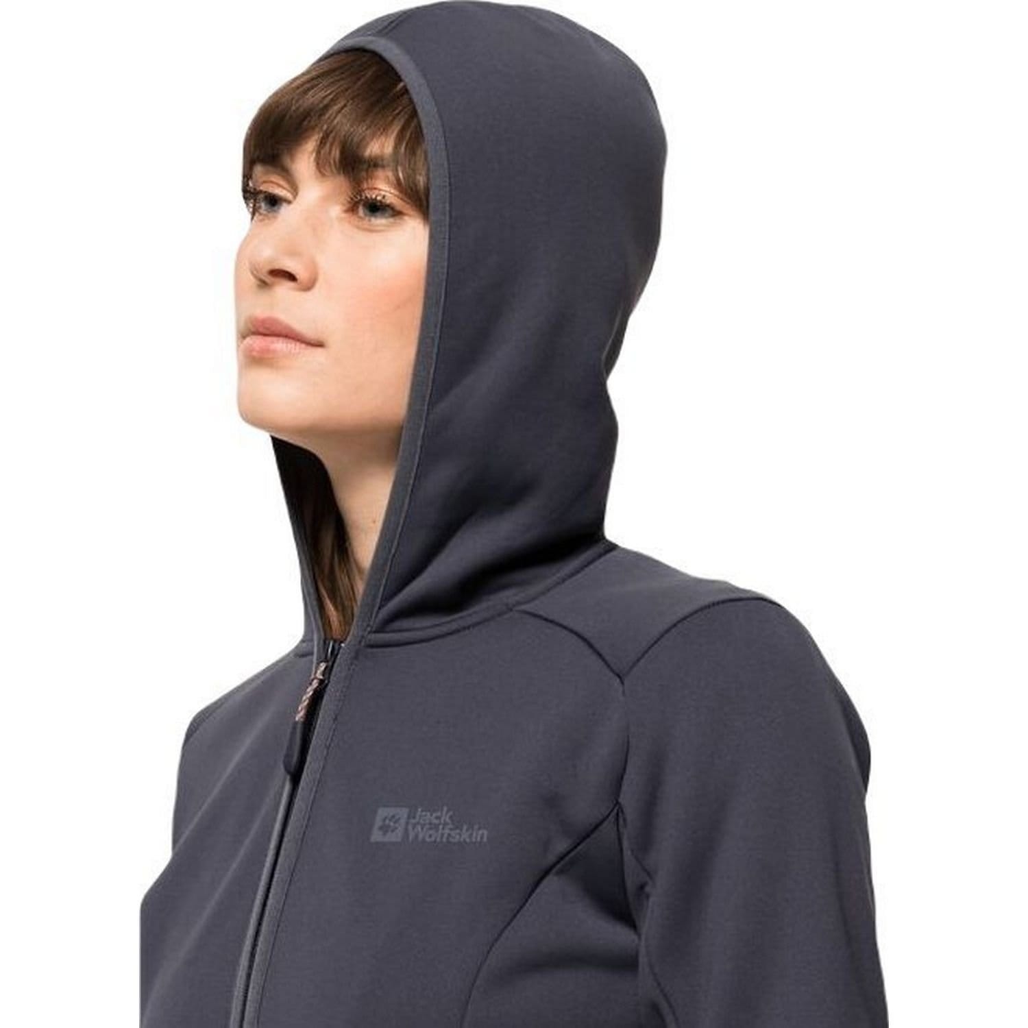 Jack Wolfskin Jack Wolfskin Women's Baiselberg Hooded Jacket in Black - 4