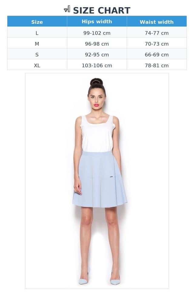 Love Lace Love Lace Women's Flared Circle Ruffle Mini Skirt in Baby Blue - 2