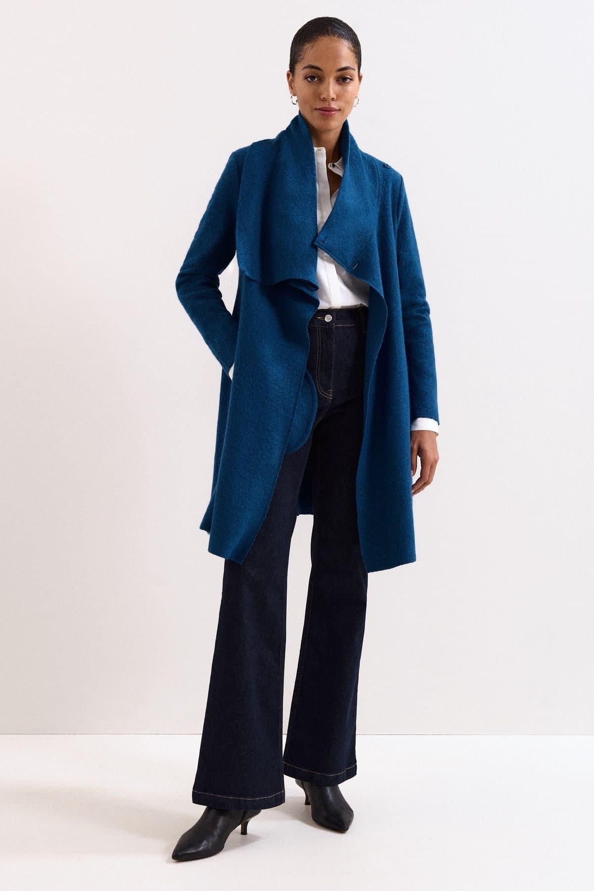 Phase Eight Phase Eight Women's Bellona Knit Coat in Cobalt