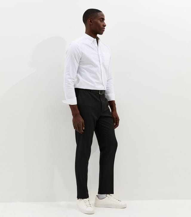 New Look Men's Black Straight Leg Smart Trousers New Look - 3